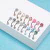 16Pcs Belly Button Rings Surgical Steel Belly Ring Navel Rings Belly Piercing Naval Piercing Jewelry
