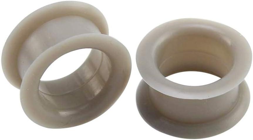 imagePunkTracker 18 Pairs 8g1 UV Acrylic Screw Fit Ear Tunnels ampamp Thick Silicone Double Flared Ear Gauge Plugs PiercingGauge4g5mm