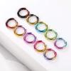 1 Pair Mix Color Hoop Earrings for Women Surgical Stainless Steel Huggie Earrings for Men Hypoallergenic Mens Earrings Cartilage