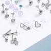 25Pcs 16G Cartilage Earrings Tragus Earring Surgical Steel Studs Helix Conch Rook Daith Piercing Jewelry Lip Rings for Women Men
