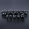 4 Pairs 4g-11/16 Mixed Natural Stone Ear Plugs Gauges Single Flared Stretchers Expander with Silicone O-Rings