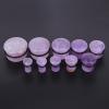 4 Pairs 4g-11/16 Mixed Natural Stone Ear Plugs Gauges Single Flared Stretchers Expander with Silicone O-Rings