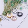 4 Pairs Surgical Steel Huggie Hoop Mens Earrings Cartilage Hypoallergenic Earrings Small Hoop Earrings Set for Men Women