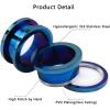 6Pairs 16g~1-3/16″ 1.2mm-30mm Screw Fit Ear Tunnels Stainless Steel Ear Plugs Gauge Stretcher Expander Kit (Gauge=4g(5mm))