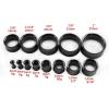 6Pairs 8g-1” Internal Thread Stainless Steel Double Flared Ear Tunnels and Plugs Gauge Ear Stretcher Expander (Gauge=4g(5mm))