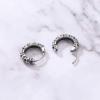 Gothic Skull Hoop Earring Small Stainless Steel Punk Rock huggie Earrings for Men Vintage Jewelry(20)