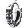 Gothic Skull Hoop Earring Small Stainless Steel Punk Rock huggie Earrings for Men Vintage Jewelry(20)