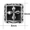 Multiple Retro Punk Earrings Shield Skull Shaped Stainless Steel Stud Earrings for Men Women(#6)