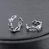 Punk Stainless Steel Skull Star Helix Clip On Earrings Ear Cuffs Ear Wraps Non Piercing Earrings for Women (#3)