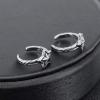 Punk Stainless Steel Skull Star Helix Clip On Earrings Ear Cuffs Ear Wraps Non Piercing Earrings for Women (#7)