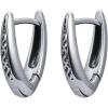 Stainless Steel Earrings for Men Goth Punk Huggie Earrings Triangle Mens Earrings Hoop Earrings for Women