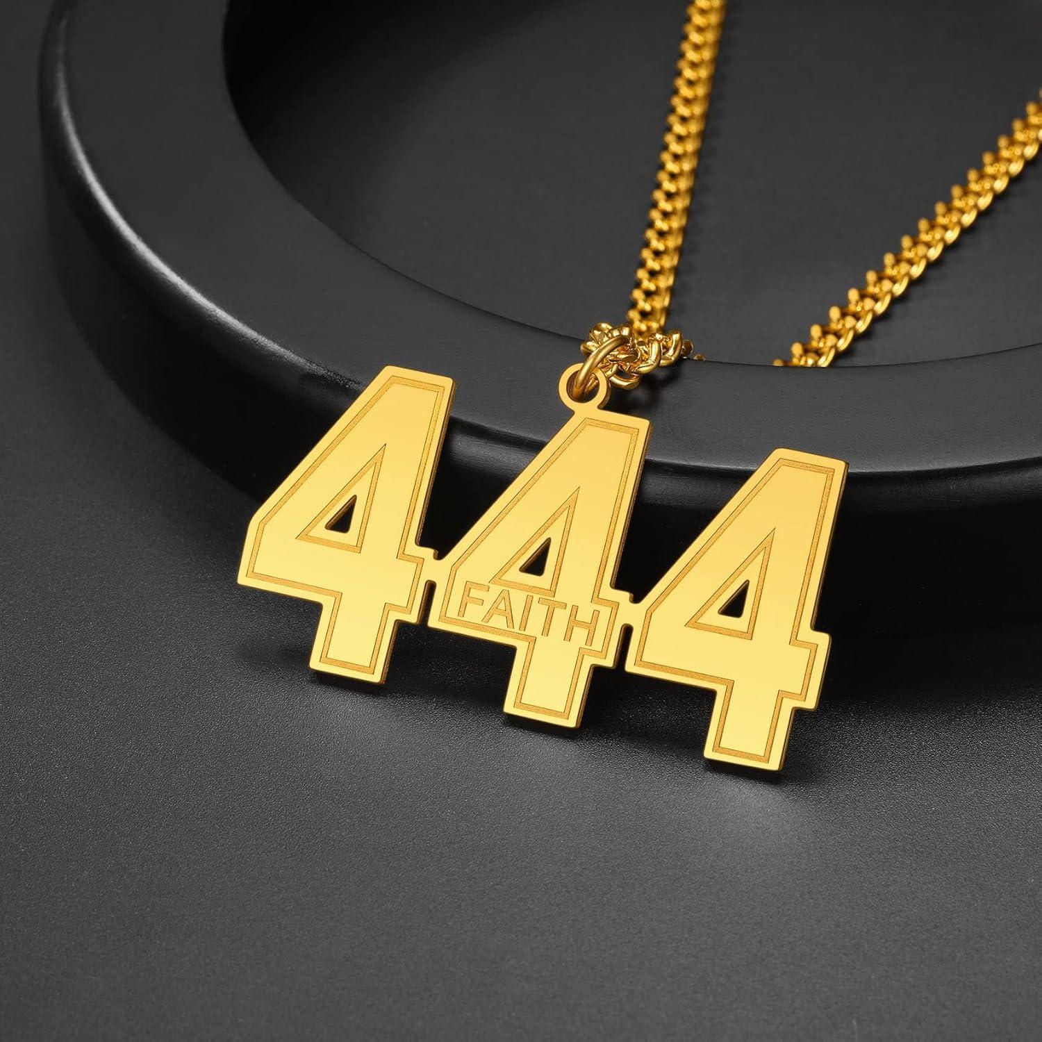 imageChainsHouse Men 09 Jersey Number Necklace Custom Necklace BaseballBasketballFootball with Number Personalized Number Pendant Stainless Steel Chain Sports Necklaces for Men Women with Gift Box001999 Number Name CustomGold
