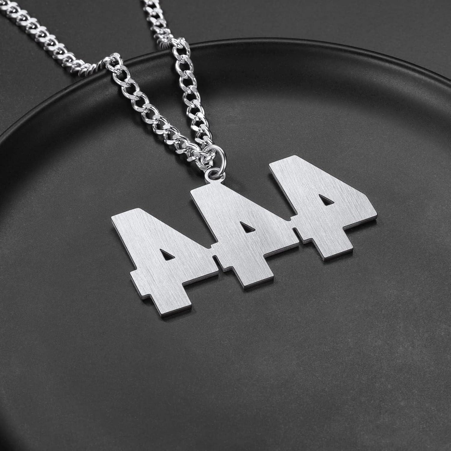 imageChainsHouse Men 09 Jersey Number Necklace Custom Necklace BaseballBasketballFootball with Number Personalized Number Pendant Stainless Steel Chain Sports Necklaces for Men Women with Gift Box001999 Number Name CustomSteel
