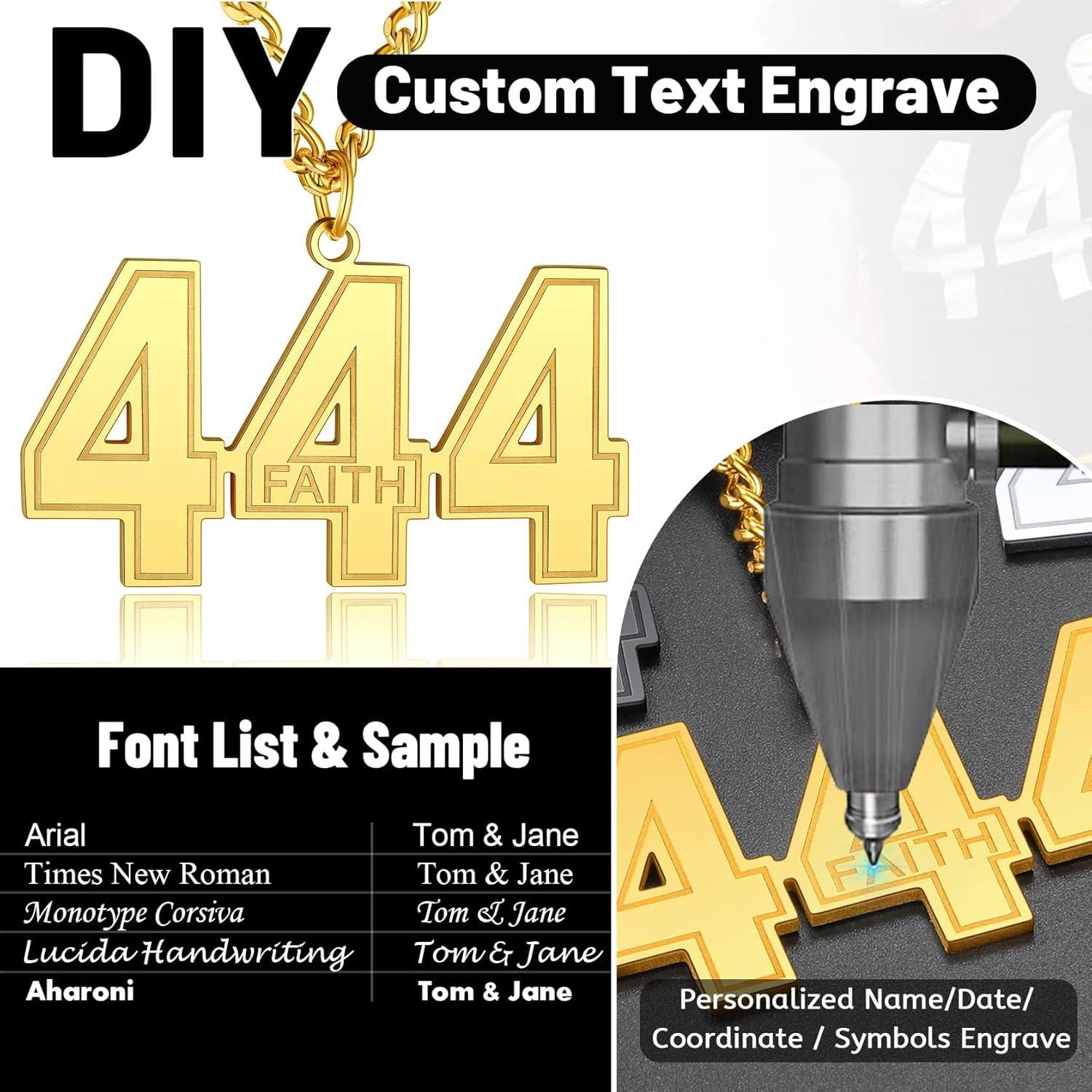 imageChainsHouse Men 09 Jersey Number Necklace Custom Necklace BaseballBasketballFootball with Number Personalized Number Pendant Stainless Steel Chain Sports Necklaces for Men Women with Gift Box001999 Number Name CustomGold