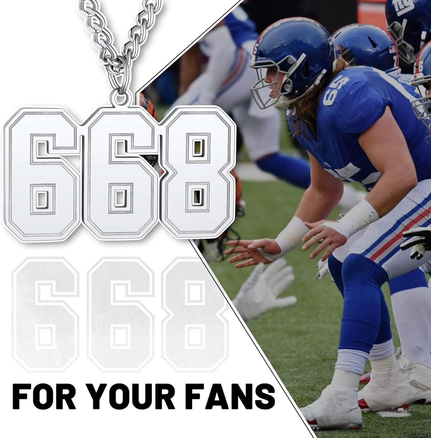 imageChainsHouse Men 09 Jersey Number Necklace Custom Necklace BaseballBasketballFootball with Number Personalized Number Pendant Stainless Steel Chain Sports Necklaces for Men Women with Gift Box001999 Number CustomSteel