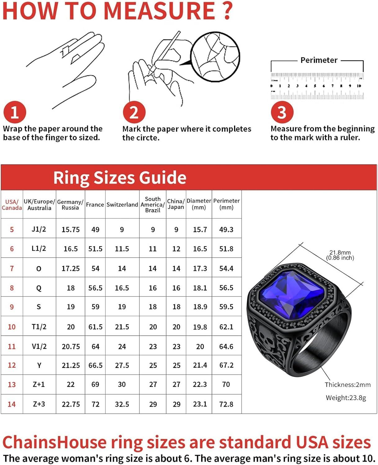 imageChainsHouse Mens Black Onyx Rings Retro X Bone Skull Stainless Steel Signet Rings for Men Black Onyx Agate Gemstone Rings Jewelry Offer Custom Service Size 714F BlackBlue StoneCustom