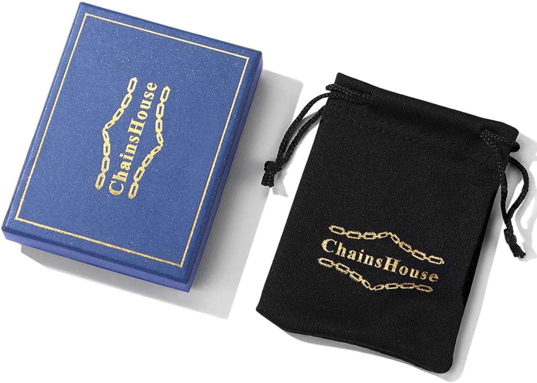 imageChainsHouse Personalized Photo Necklace Men Women Stainless Steel18K Gold Plated Chain Custom Picture Image Engrave Text RectangularHeartOvalDogtag Pendant DIY Memorial JewelrySend Gift BoxN Octagon Tag PhotoTextSteel