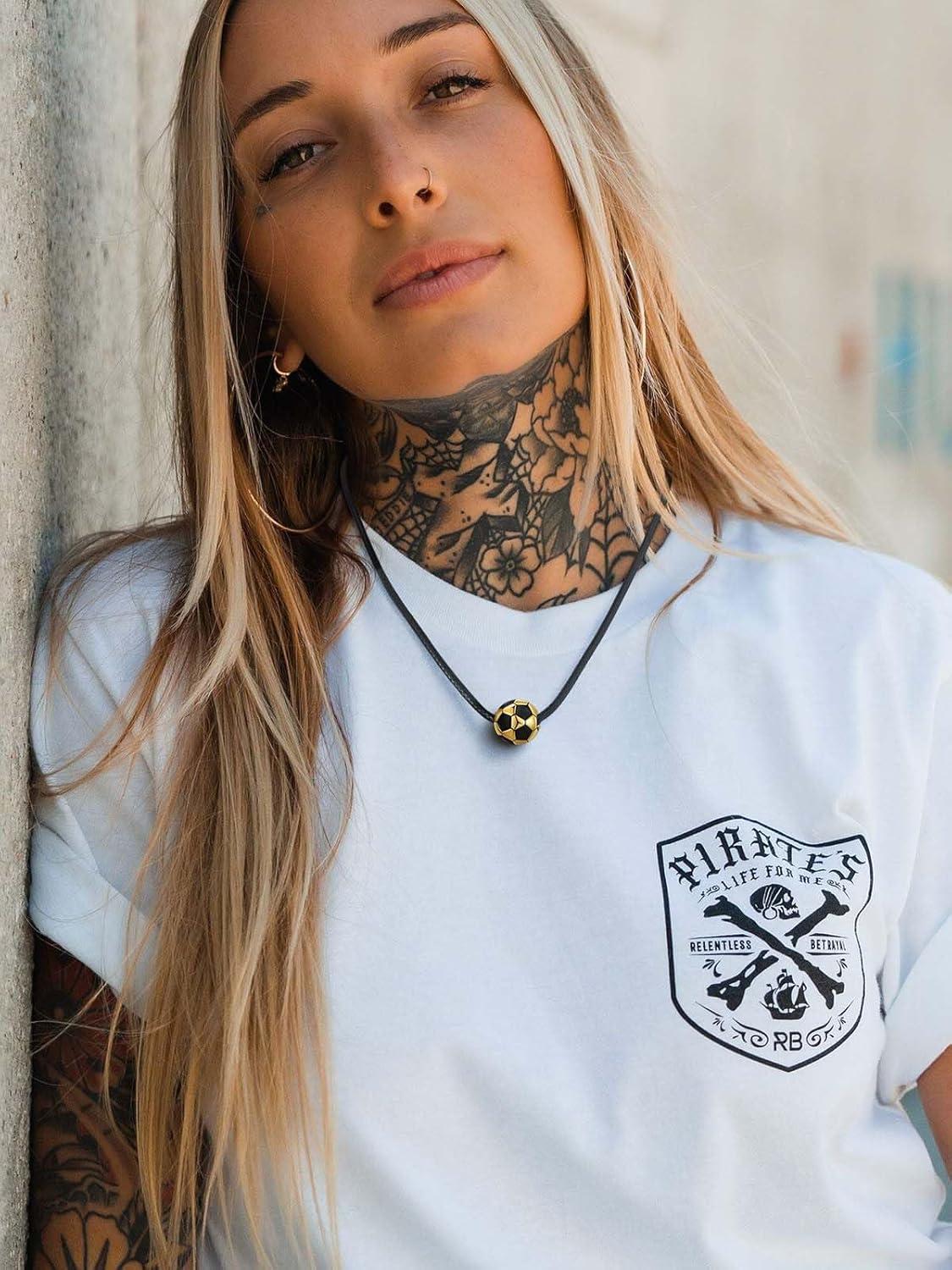 imageChainsHouse Sports FootballBasketballVolleyballBaseballRugby Necklace for Men Women GoldBlackSolid Stainless Steel 3D Ball Sport Necklaces Charm Pendants Sports Fan Ball Jewelry Gifts02 FootballGold