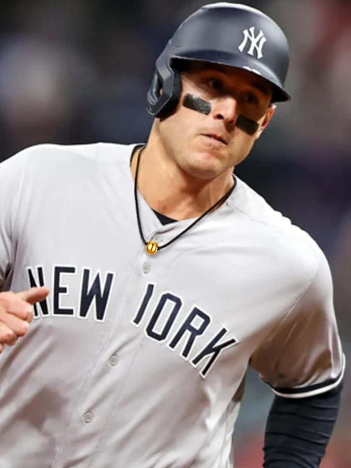 imageChainsHouse Sports FootballBasketballVolleyballBaseballRugby Necklace for Men Women GoldBlackSolid Stainless Steel 3D Ball Sport Necklaces Charm Pendants Sports Fan Ball Jewelry Gifts04 BaseballGold