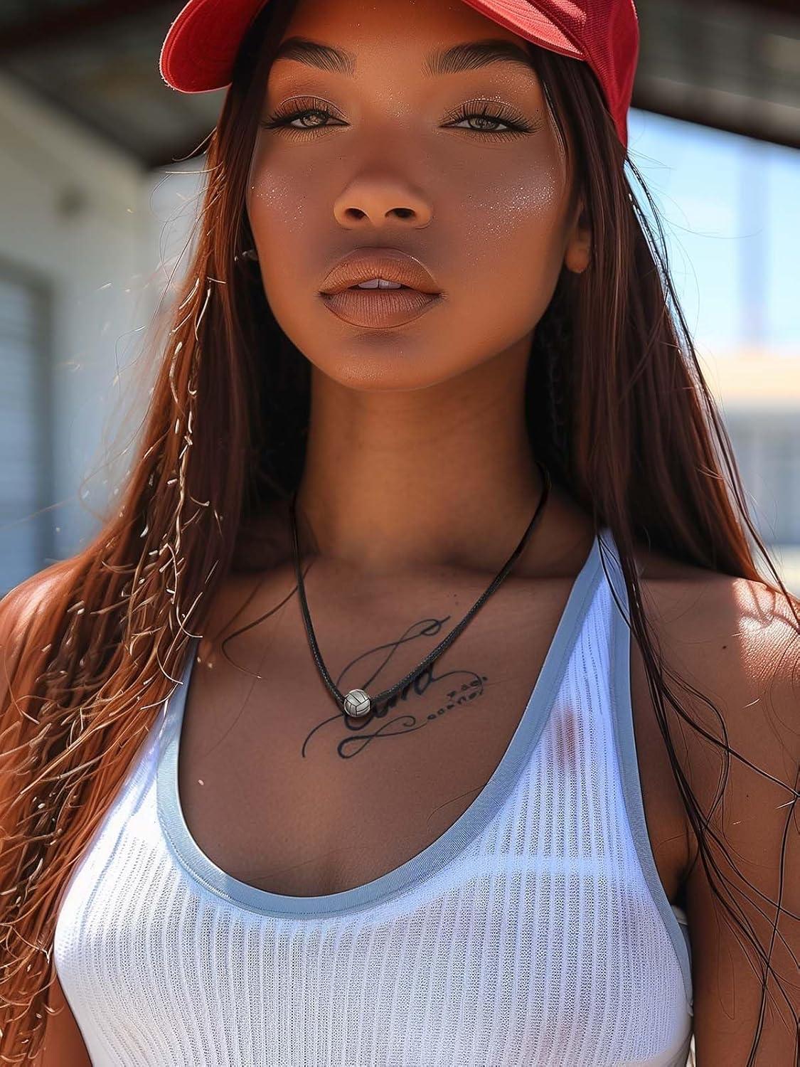 imageChainsHouse Sports FootballBasketballVolleyballBaseballRugby Necklace for Men Women GoldBlackSolid Stainless Steel 3D Ball Sport Necklaces Charm Pendants Sports Fan Ball Jewelry Gifts05 VolleyballStainless Steel