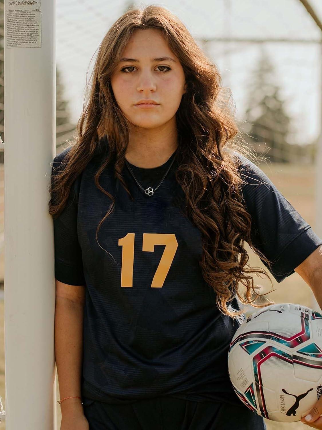 imageChainsHouse Sports FootballBasketballVolleyballBaseballRugby Necklace for Men Women GoldBlackSolid Stainless Steel 3D Ball Sport Necklaces Charm Pendants Sports Fan Ball Jewelry Gifts02 FootballlStainless Steel