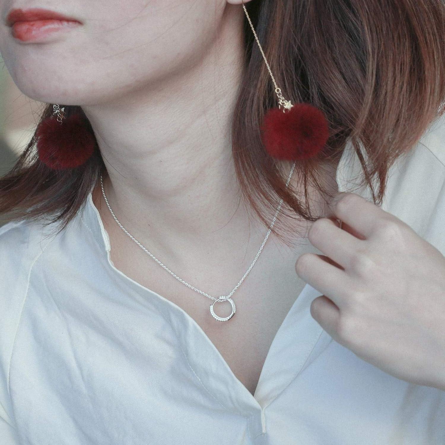 imageChainsHouse Sterling Silver Necklace CubanFigaroTwisted RopeRoloBox Chain No Tarnish Mens Women Jewelry 14quot30quot Send Gift BoxCSilver16mmTwisted Rope