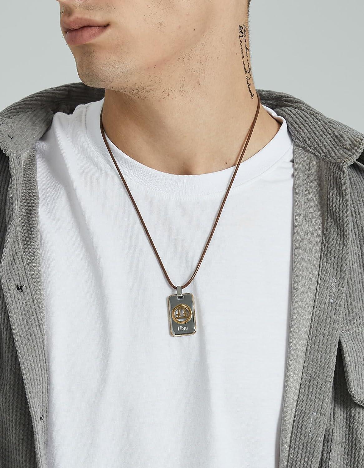 imageChainsHouse Waterproof Braided Black Leather Necklace Cord with Clasp Men Women DIY Rope Chain for Pendant Customize Available 1523mm Width 1618202224262830quot Length with Gift Boxg 2MM WideBrownCustom