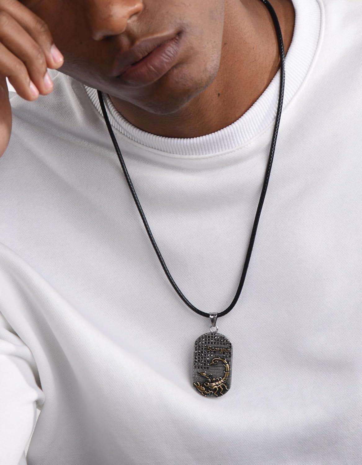 imageChainsHouse Waterproof Braided Black Leather Necklace Cord with Clasp Men Women DIY Rope Chain for Pendant Customize Available 1523mm Width 1618202224262830quot Length with Gift Boxa 3MM WideBlack