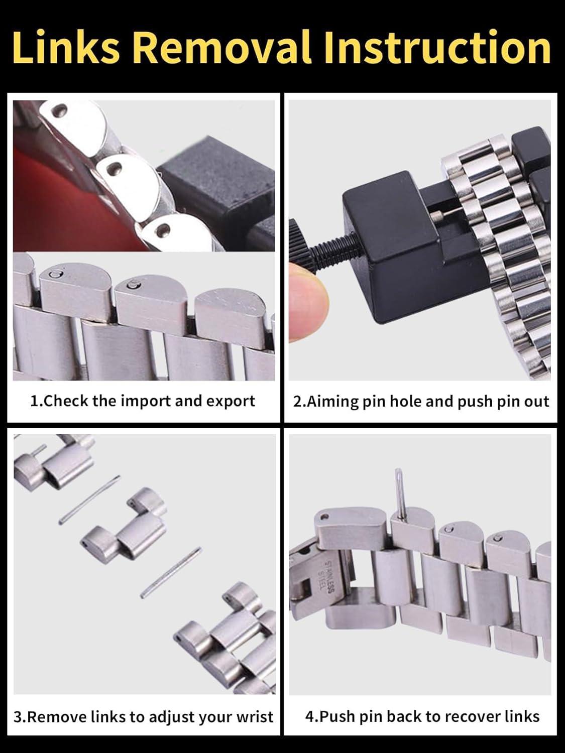 imageChainsHouse Wristband ID Bracelets for Men Stainless Steel18K GoldBlack Metal Plated Personalized Engrave Chunky Bracelet Bangle with Removal Tool 15MM155MM Width 827866 Inch Lengthm 15mm widthSteelText Custom