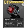 ChainsHouse Mens Black Onyx Rings, Retro X Bone Skull Stainless Steel Signet Rings for Men, Black Onyx Agate Gemstone Rings Jewelry, Offer Custom Service, Size 7-14(F: Black-Red Stone-Custom)