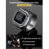 ChainsHouse Mens Black Onyx Rings, Retro X Bone Skull Stainless Steel Signet Rings for Men, Black Onyx Agate Gemstone Rings Jewelry, Offer Custom Service, Size 7-14(B: Skull Square-Steel)