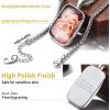 ChainsHouse Personalized Photo Necklace Men Women, Stainless Steel/18K Gold Plated Chain, Custom Picture Image Engrave Text Rectangular/Heart/Oval/Dogtag Pendant DIY Memorial Jewelry,Send Gift Box(F: Rectangle-Steel)