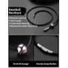 ChainsHouse Sports Football/Basketball/Volleyball/Baseball/Rugby Necklace for Men Women, Gold/Black/Solid Stainless Steel 3D Ball Sport Necklaces Charm Pendants, Sports Fan Ball Jewelry Gifts(04. Baseball-Stainless Steel)