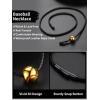 ChainsHouse Sports Football/Basketball/Volleyball/Baseball/Rugby Necklace for Men Women, Gold/Black/Solid Stainless Steel 3D Ball Sport Necklaces Charm Pendants, Sports Fan Ball Jewelry Gifts(04. Baseball-Gold)