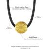 ChainsHouse Sports Football/Basketball/Volleyball/Baseball/Rugby Necklace for Men Women, Gold/Black/Solid Stainless Steel 3D Ball Sport Necklaces Charm Pendants, Sports Fan Ball Jewelry Gifts(03. Basketball-Gold)