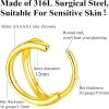ORANGELOVE Double Open Stack CZ Nose Ring Hoop 316L Surgical Steel Helix Rook Conch Cartilage Daith Tragus Earrings Hinged Segment Nostril Piercing Septum Clicker 20G 18G 16G Lip Ring(1pc/20G 12mm Gold/Clear CZ)
