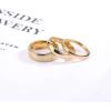 TRUMIUM 2mm 4mm 6mm 8mm Tungsten Wedding Band Ring for Men Women Silver/Rose Gold Plated/Rainbow/Gold Plated Domed High Polish Engagement Promise Rings Comfort Fit 4-15(8mm 24k gold plated)