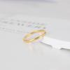 TRUMIUM 2mm 4mm 6mm 8mm Tungsten Wedding Band Ring for Men Women Silver/Rose Gold Plated/Rainbow/Gold Plated Domed High Polish Engagement Promise Rings Comfort Fit 4-15(2mm 24k gold plated)