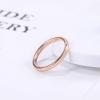 TRUMIUM 2mm 4mm 6mm 8mm Tungsten Wedding Band Ring for Men Women Silver/Rose Gold Plated/Rainbow/Gold Plated Domed High Polish Engagement Promise Rings Comfort Fit 4-15(2mm rose gold plated)