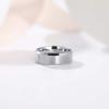 TRUMIUM 4mm 6mm 8mm Tungsten Wedding Band Ring for Men Women Silver Plated Matte Finished Engagement Rings Comfort Fit 4-15(8mm silver plated)