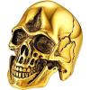 E: Skull Head-Gold-No Custom