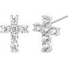 Cross Stud-Silver