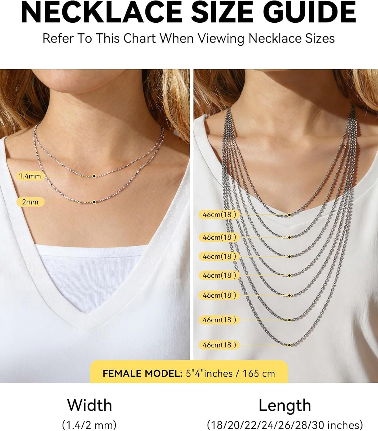 imageChainsHouse Thin Rolo Chain Necklaces for Women Men 14MM2MM Cable Chains with 5cm Extender Chain Stainless SteelBlack14K GoldRose Gold Plated Sturdy Womens Chain Necklaces 1630 InchE2mmsilver
