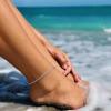 ChainsHouse Ankle Bracelets for Women, Stainless Steel Beaded Chain Ankle Bracelet, Womens Heart Anklets for Summer Beach Jewelry Gifts(L: twisted rope-6mm-stainless)