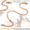 ChainsHouse Ankle Bracelets for Women, Stainless Steel Chain Anklets Waterproof, Women Summer Beach Jewelry Gift, Come with Box(09. 3mm-Herringbone-Rose Gold)