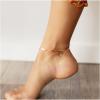 ChainsHouse Ankle Bracelets for Women, Stainless Steel Chain Anklets Waterproof, Women Summer Beach Jewelry Gift, Come with Box(09. 3mm-Herringbone-Rose Gold)