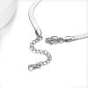 ChainsHouse Ankle Bracelets for Women, Stainless Steel Chain Anklets Waterproof, Women Summer Beach Jewelry Gift, Come with Box(10. 5mm-Herringbone-Steel)