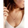 ChainsHouse Thin Rolo Chain Necklaces for Women Men, 1.4MM/2MM Cable Chains with 5cm Extender Chain, Stainless Steel/Black/14K Gold/Rose Gold Plated Sturdy Women’s Chain Necklaces, 16-30 Inch(G-2mm-rose gold)