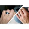 TRUMIUM 4mm 6mm 8mm Tungsten Rings for Men Women Silver Blue Rose Gold Plated Black Tungsten Wedding Band Matte Brushed Finish Comfort Fit Size 4-15(6mm silver plated)