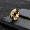 TRUMIUM 8mm Mens Tungsten Wedding Bands Brick Pattern Matte Finished Tungsten Carbied Rings Comfort Fit Size 7-13(8mm Gold)